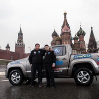 Foto: Ātrākais brauciens ar auto no Dakaras līdz Maskavai