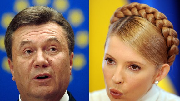 Yanukovich and Tymoshenko