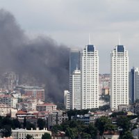 В Стамбуле горел элитный небоскреб Polat Tower