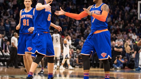 Basketbols, NBA spēle: Knicks - Timberwolves - 5