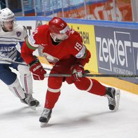Baltkrievijas hokejisti pēdējā pārbaudes spēlē uzvar PČ mājinieci Franciju