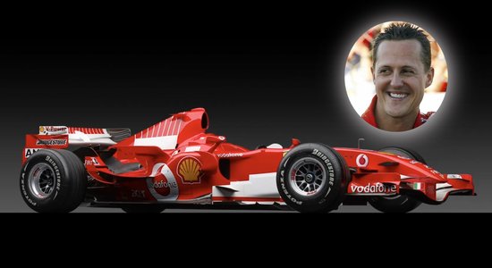 Foto: Izsolīs Mihaela Šūmahera pēdējo "Ferrari" formulu