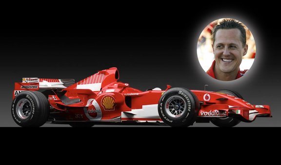 Foto: Izsolīs Mihaela Šūmahera pēdējo "Ferrari" formulu