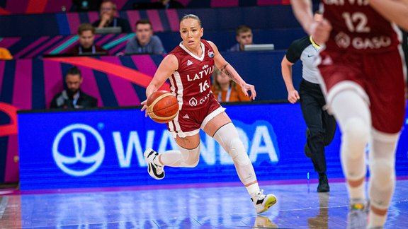 Eiropas čempionāts basketbolā sievietēm: Latvija - Melnkalne, basketbols, Latvijas sieviešu basketbola izlase