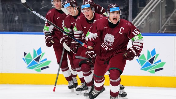 Hokejs, pasaules U-20 čempionāts: Latvija - Čehija - 14