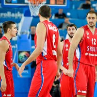 Serbijas basketbolisti izmoka uzvaru pār Beļģiju