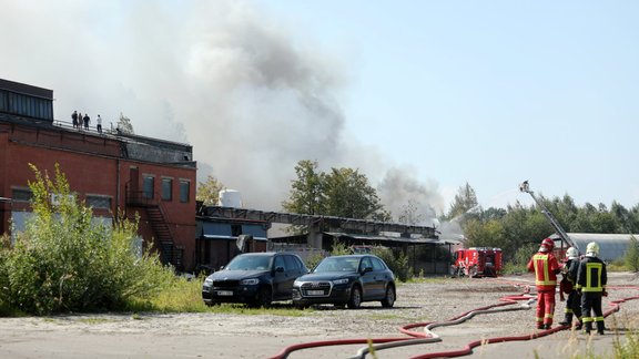 Ugunsgrēks Ganību dambī 07.08.24. 