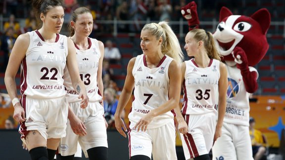 Basketbols, Eurobasket sievietēm: Latvija - Spānija