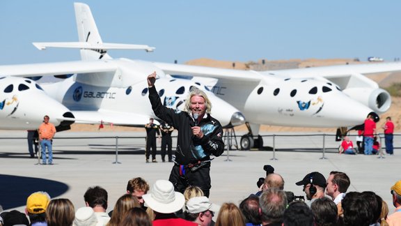 Richard Branson and Spaceport America