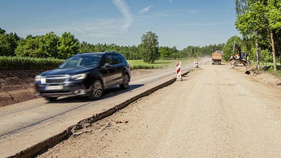 autoceļa remontdarbi būvdarbi ceļu remonts LVC LAU