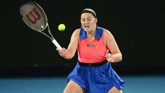 Teniss, Australian Open: Jeļena Ostapenko - Jeļena Ribakina - 5