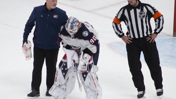 Elvis Merzļikins, Blue Jackets, hokejs, NHL