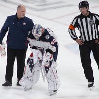 Merzļikins nespēj pavilkt NHL pirmā vārtsarga vezumu, spriež apskatnieks