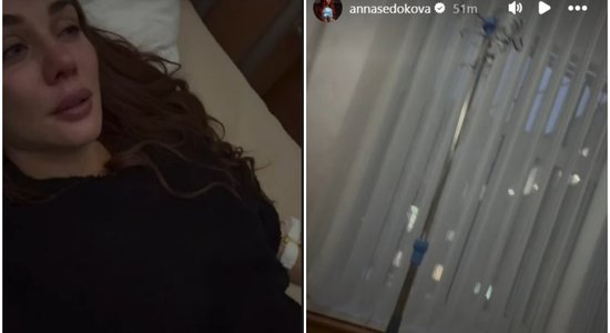 Anna Sedokova ar nervu sabrukumu nogādāta privātā klīnikā