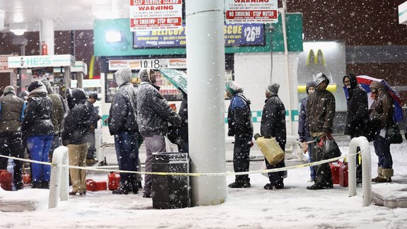 snowstorm in New York