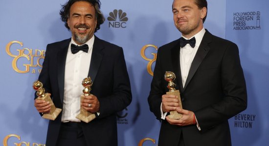 'Zelta globusu' ceremonijā triumfē 'Cilvēks, kurš izdzīvoja' un Leonardo Dikaprio