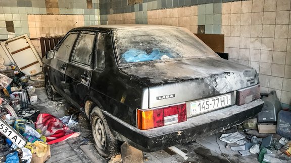 Ukrainā atrasts 25 gadus nostāvējis VAZ-21099