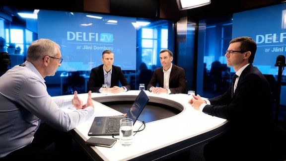 Delfi TV ar Domburu: Mārtiņš Staķis, Edmunds Cepurītis, Viesturs Zeps - 11