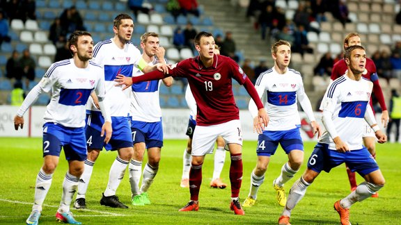 Latvijas futbola izlase pret Fēru salām - 13