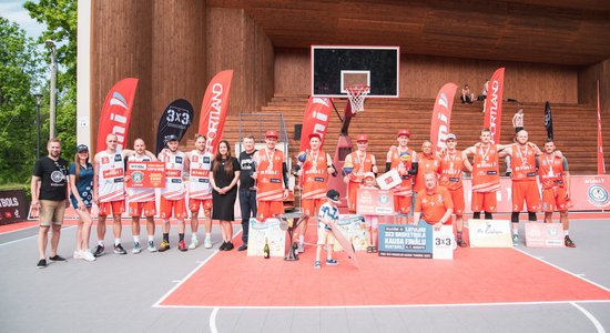 'Rīga' uzvar 3x3 basketbola turnīrā 'Saulkrastu kokteilis'