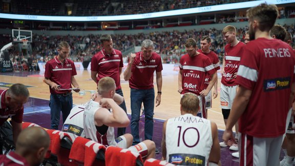 Basketbols, pārbaudes spēle: Latvija - Čehija - 135