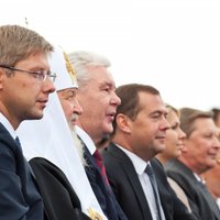 Ušakovs Maskavā ticies ar Medvedevu, patriarhu Kirilu un Sobjaņinu