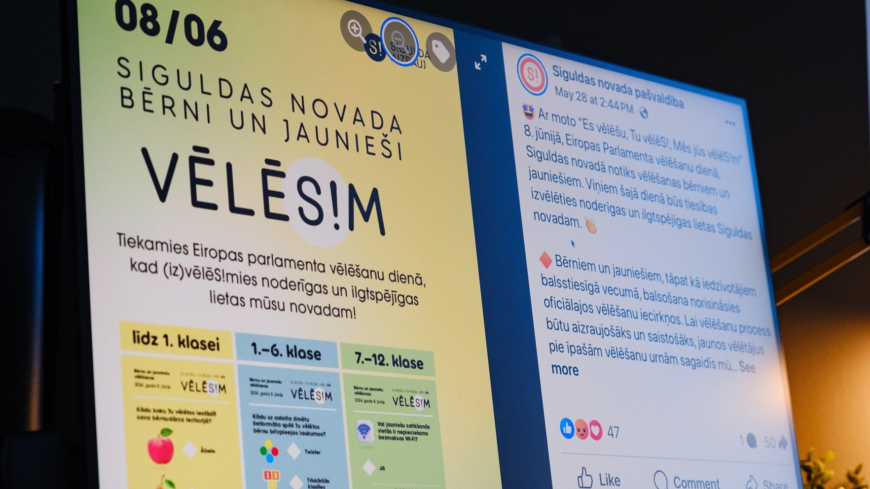 Siguldā pie vēlēšanu urnām dosies arī nepilngadīgie; dizaineres pārmet idejas zagšanu