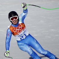 Kalnu slēpošanas nobraucienā divas olimpiskās čempiones - Maze un Gisina