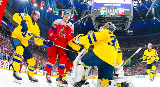 ФОТО, ВИДЕО. В полуфинале чемпионата мира Чехия прервала победную серию Швеции 