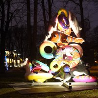 ФОТО. В Риге стартовал фестиваль "Путь рождественских елок"