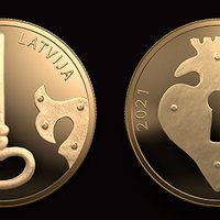Latvijas Banka izlaidīs zelta kolekcijas monētu 'Atslēdziņa'