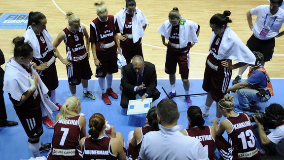 Sieviešu basketbols: Latvija - Lielbritānija - 43