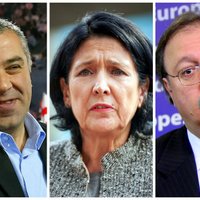 Pirms Gruzijas prezidenta vēlēšanām līderos trīs Saakašvili laika ārlietu ministri