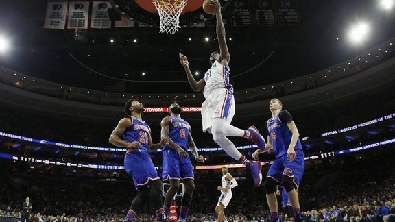 Basketbols, NBA spēle: Knicks - 76ers