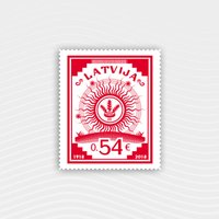 Atkārtoti izdod Anša Cīruļa radīto brīvvalsts pirmo pastmarku