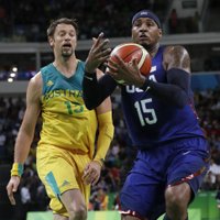 Austrālijas basketbolisti pakutina nervus ASV zvaigznēm