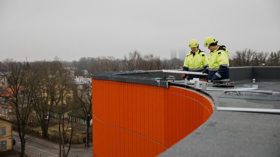 Foto: Noslēgumam tuvojas neatliekamie būvdarbi Stradiņa slimnīcas A2 korpusā