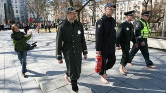 Baskājaino policistu protests