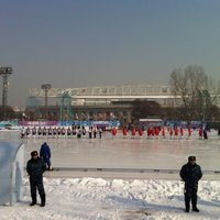 Latvijas bendija izlase Sibīrijai tipiskā spelgonī iekļūst pasaules čempionāta B divīzijas pusfinālā