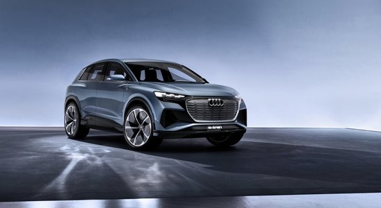 'Audi' piektais ražošanā plānotais elektromobilis 'Q4 e-tron'