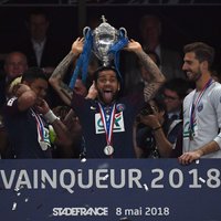 PSG finālā uzvar trešās līgas komandu un ceturto gadu pēc kārtas iegūst Francijas kausu
