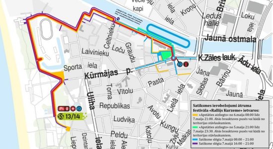 Rallija 'Kurzeme' laikā noteikti satiksmes ierobežojumi