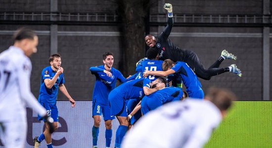 Fantastiskā RFS neticami pēdējās sekundēs atņem "Anderlecht" pirmos punktus