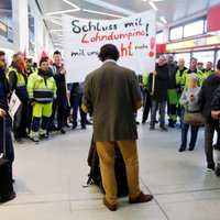 Berlīnes-Brandenburgas starptautisko lidostu paralizē streiks