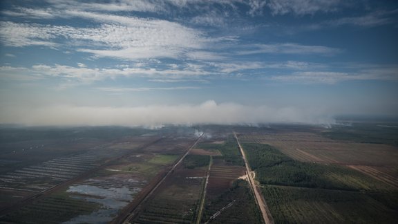 Ugunsgrēka dzēšana Valdgales pagastā  - 6