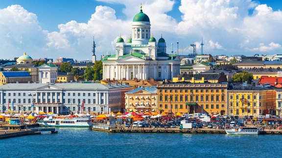 Helsinki vecpilsēta ēkas arhitektūra