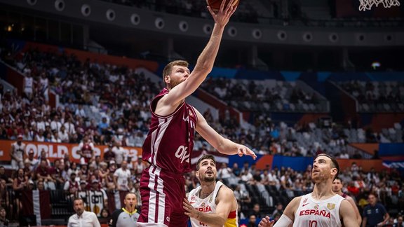 Basketbols, Pasaules kauss: Latvija - Spānija - 5