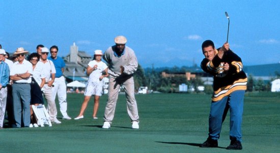 'Laimīgajam Gilmoram' 25 – Adams Sandlers atrāda nezūdošās golfa prasmes