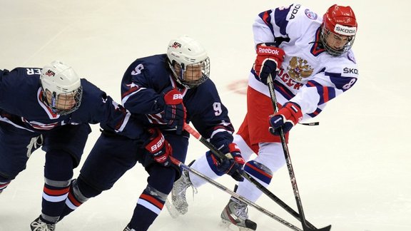 russia -usa hockey u-18