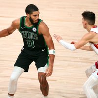 'Celtics' atspēlējas un Austrumu konferences finālā panāk sesto spēli